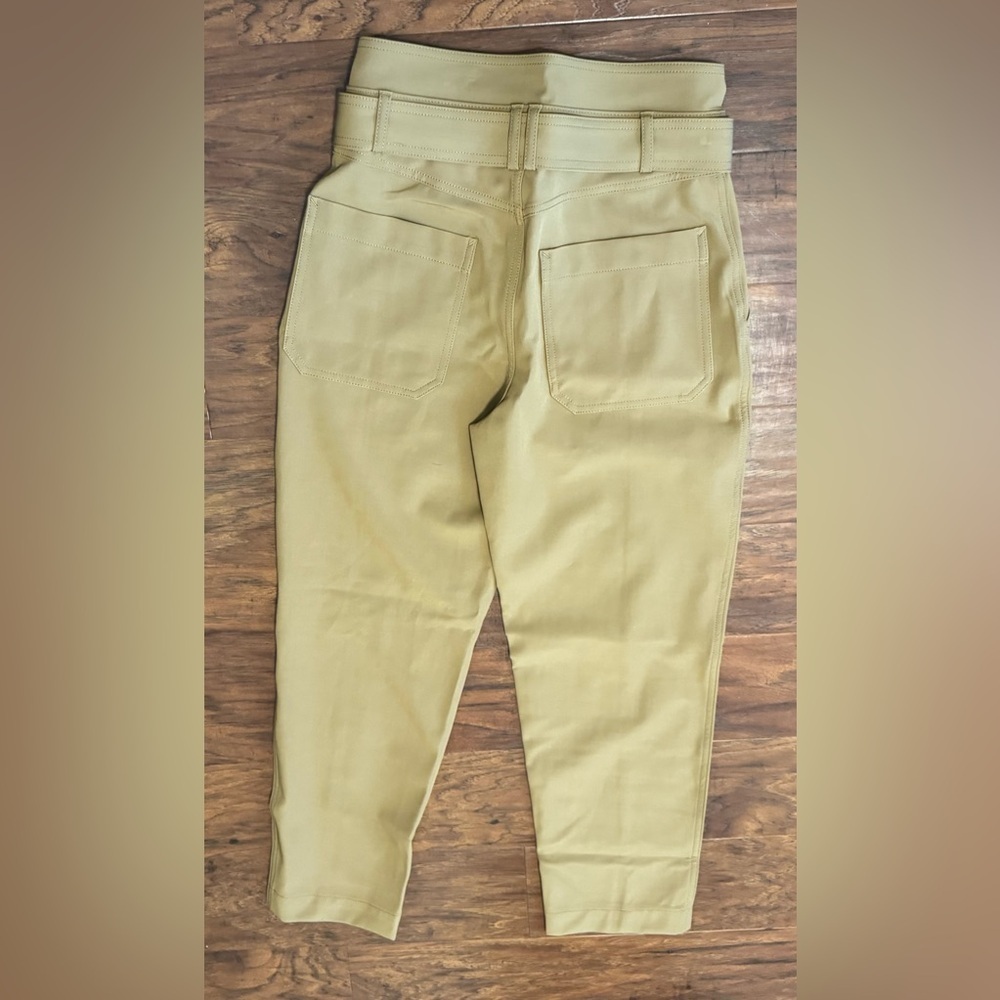 Banana Republic Refined Utility Pant Whiskey Brown High Rise Slim Fit 2024 NWT 4 - Picture 2 of 12